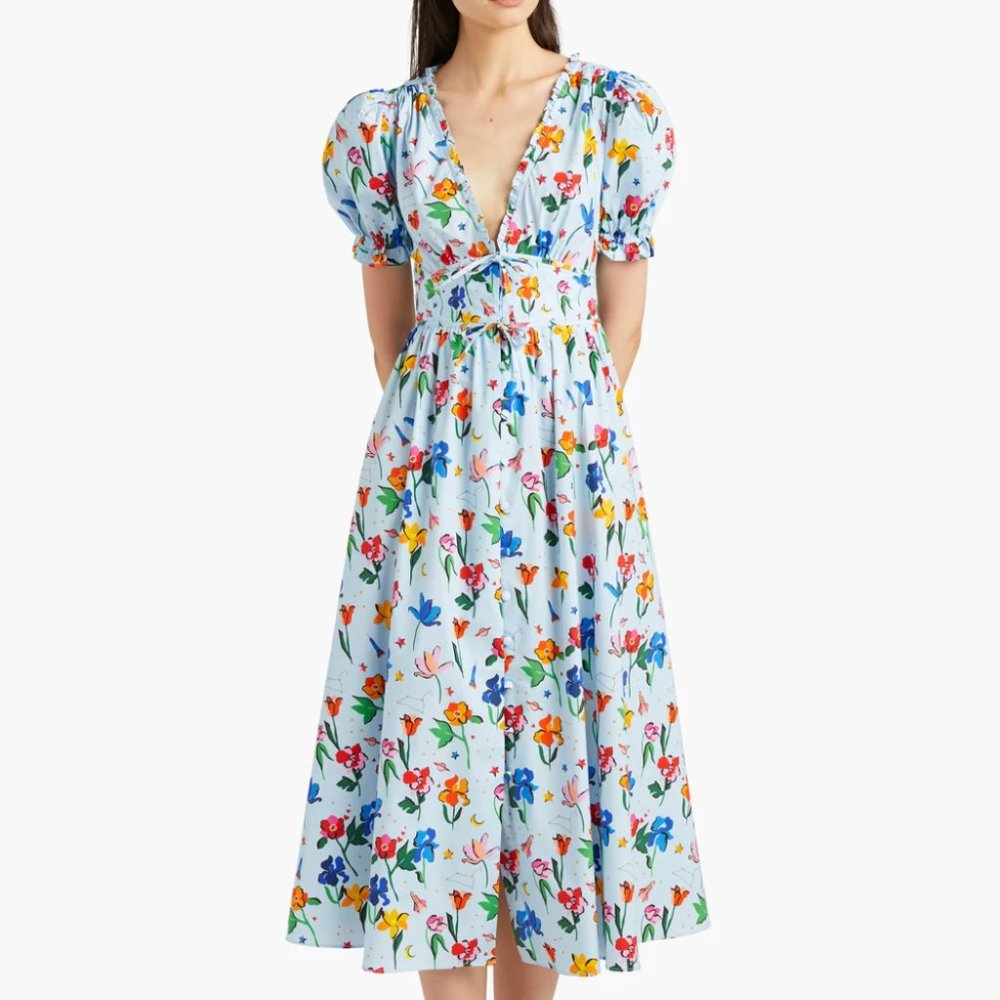 Hill House Home Space Floral Sabrina Dress